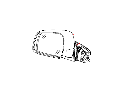 Mopar 5SH43KARAC Outside Mirrors-Front Door-Power Mirror Left