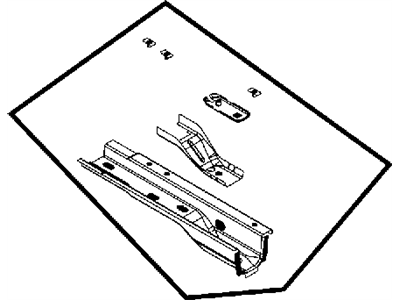 2011 Ram 1500 Rear Crossmember - 55372676AA