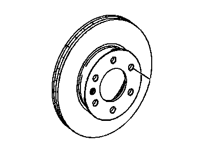 2008 Dodge Sprinter 2500 Brake Disc - 68006716AA