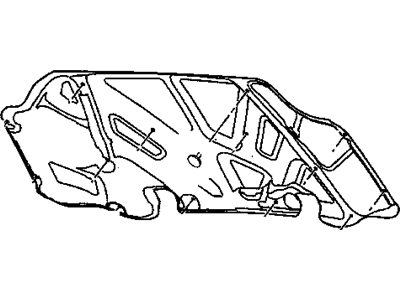 Mopar 4580565AD SILENCER-Hood