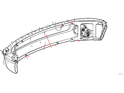 2009 Dodge Ram 3500 Bumper - 5JQ48ZSPAA