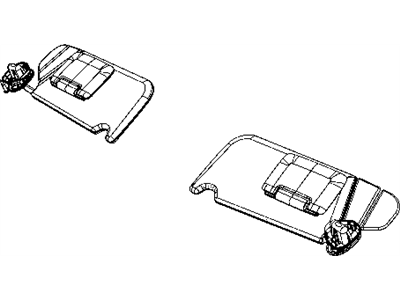 Jeep Sun Visor - 1LS27HDAAD