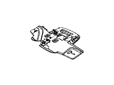 Mopar 55057326AB RETAINER-Overhead Console