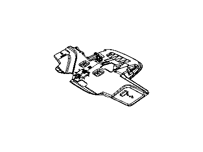 Mopar 68078113AA RETAINER-Overhead Console