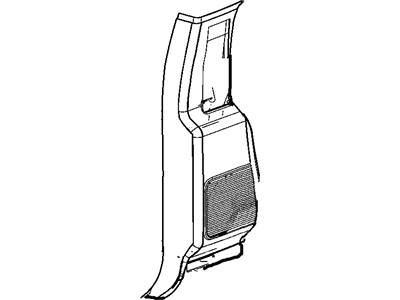 Mopar 5HP53ZJ8AB Panel-C Pillar