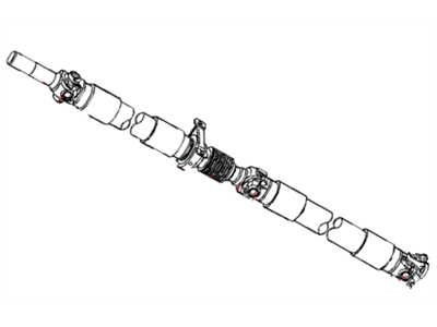 Mopar 52105923AB Rear Drive Shaft