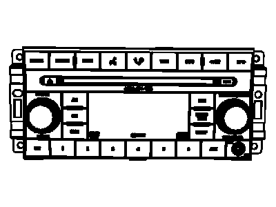 Mopar 5064950AC Radio-AM/FM/6 Dvd