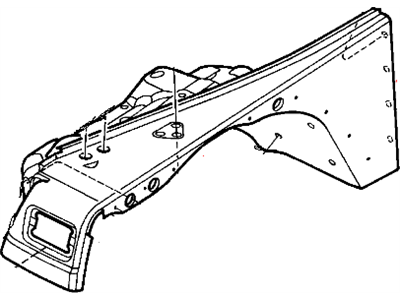 Mopar 5003950AD Fender-Fender