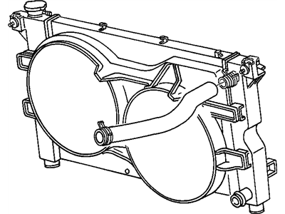 Mopar 4809071AB ISOLATOR-Radiator