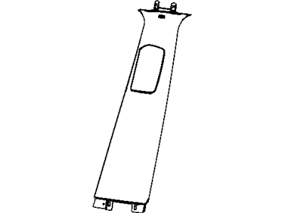 Mopar 1GT13HL1AA Panel-B Pillar