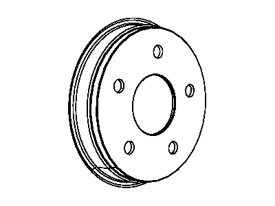 Mopar 52010080AE Front Brake Rotor