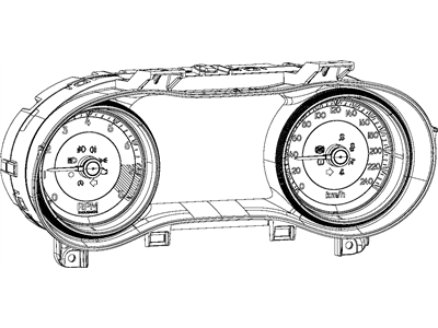 Mopar Instrument Cluster - 68226541AB