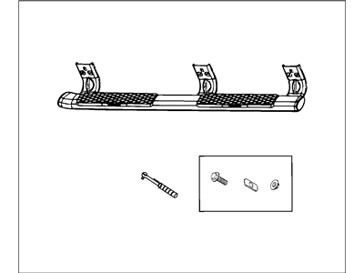 Mopar 82213659AB Step Kit-Tubular Side