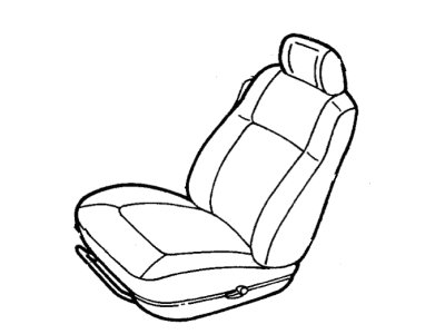 Mopar YY431L5AA Front Seat Cushion Cover