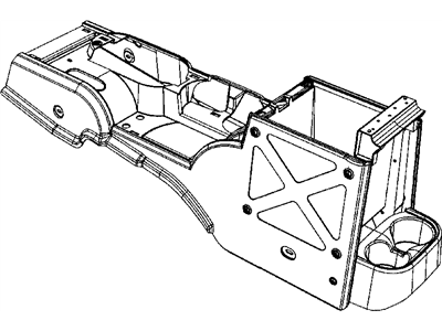 Mopar 1FG751D5AA Box-Floor Console