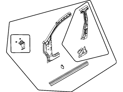 Mopar 5160098AD Panel-Body Side Aperture Inner