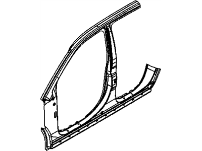 Mopar 68001971AD Panel-Body Side Aperture Front