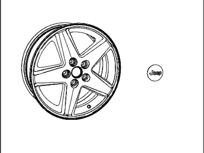 2014 Jeep Compass Spare Wheel - 82210160AB