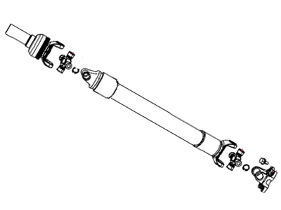 2006 Dodge Ram 2500 Drive Shaft - 52123121AA