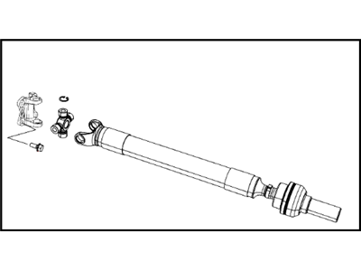 Mopar 52123839AA Front Drive Shaft