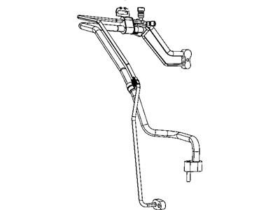 Jeep Compass A/C Hose - 5058899AE