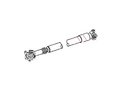 Mopar 52853410AC Rear Drive Shaft