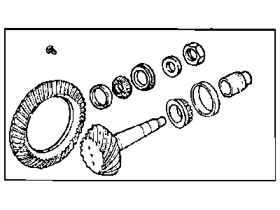 Mopar 68040773AA Gear Kit-Ring And PINION