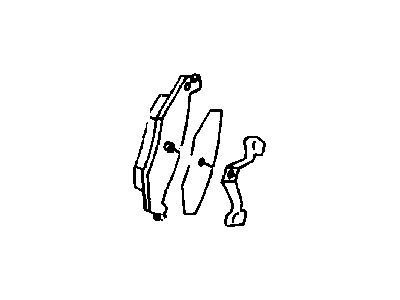 Mopar 5018208AA Rear Pads Brake