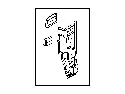 Mopar 55372530AC REINFMNT-Door Hinge