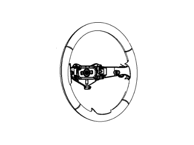 2016 Dodge Journey Steering Wheel - 5MZ16DX9AA