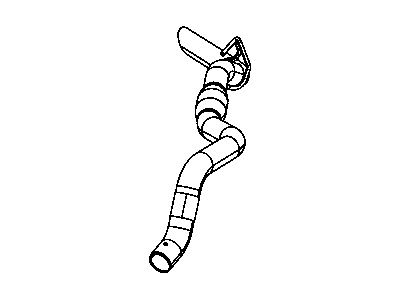 Mopar 52122282AA Exhaust Tail Pipe