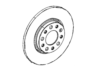 2015 Jeep Renegade Brake Disc - 2AMV8043AA