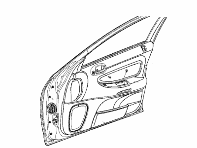 Mopar RB151L5AC Panel-Front Door Trim