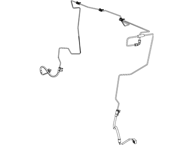 2013 Jeep Grand Cherokee Brake Line - 52124733AF