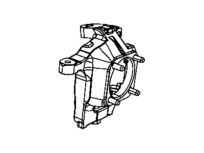 Mopar 68065447AA Steering Knuckle, Front