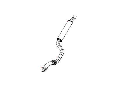 Mopar 4721552AF Exhaust Pipe