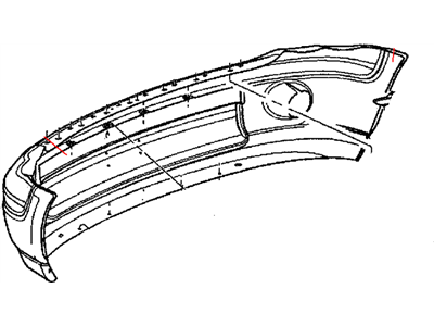 Mopar 5030101AA Front Bumper Cover