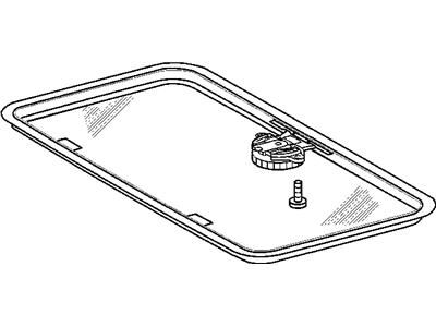 Mopar 5104480AA Glass-SUNROOF