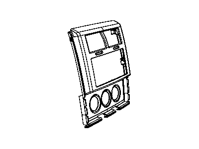 Mopar 1BV191X9AB Bezel-Instrument Panel