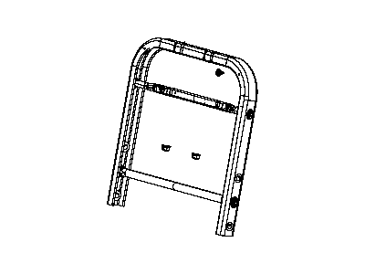 Mopar 68101322AA Frame-Rear Seat Back