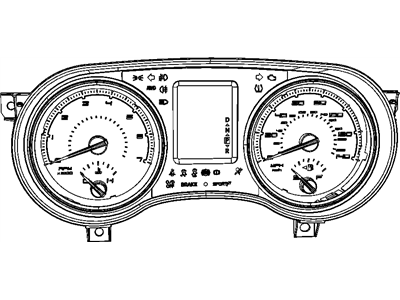 2012 Chrysler 300 Speedometer - 56046408AK
