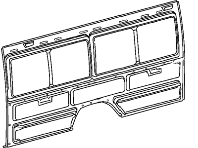 Mopar 5104202AA Panel-Body Side Rear