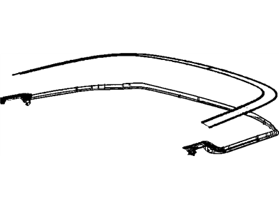 Chrysler Crossfire Weather Strip - 68001248AA