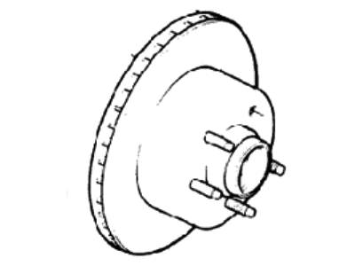 1992 Jeep Comanche Brake Disc - 53002928