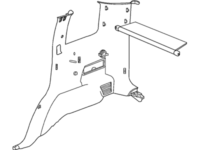 Mopar 5JM75BD5AA Cover-Cargo Compartment