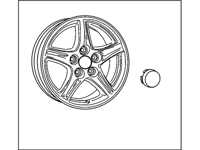 Mopar 82211651 Wheel Kit-Forged Aluminum