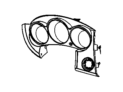 Mopar XS96XDVAD Bezel-Instrument Cluster