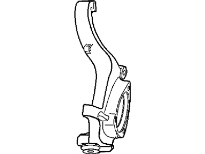 Mopar 52125012AD Front Steering Knuckle