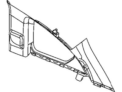 Mopar 1CM03DW1AF Panel-Quarter Trim