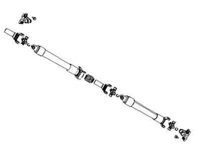2010 Dodge Ram 3500 Drive Shaft - 52853218AD